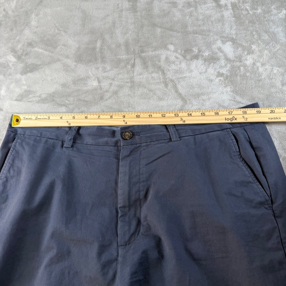 Vineyard Vines Breaker Shorts Men's 38 Navy Blue Cotton Stretch Chino 9" Inseam - Picture 8 of 10